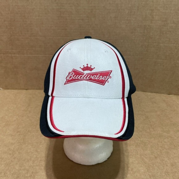 Dale Earnhardt Jr Hat, Budweiser Cap, Adjustable, Black, Winners Circle, #8 - Picture 1 of 9